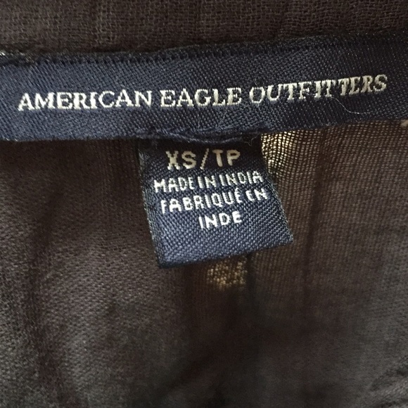 American Eagle Outfitters black eyelet/fine cotton - Picture 4 of 8